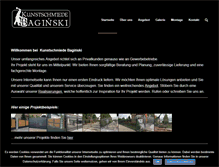 Tablet Screenshot of kunst-schmiede.eu